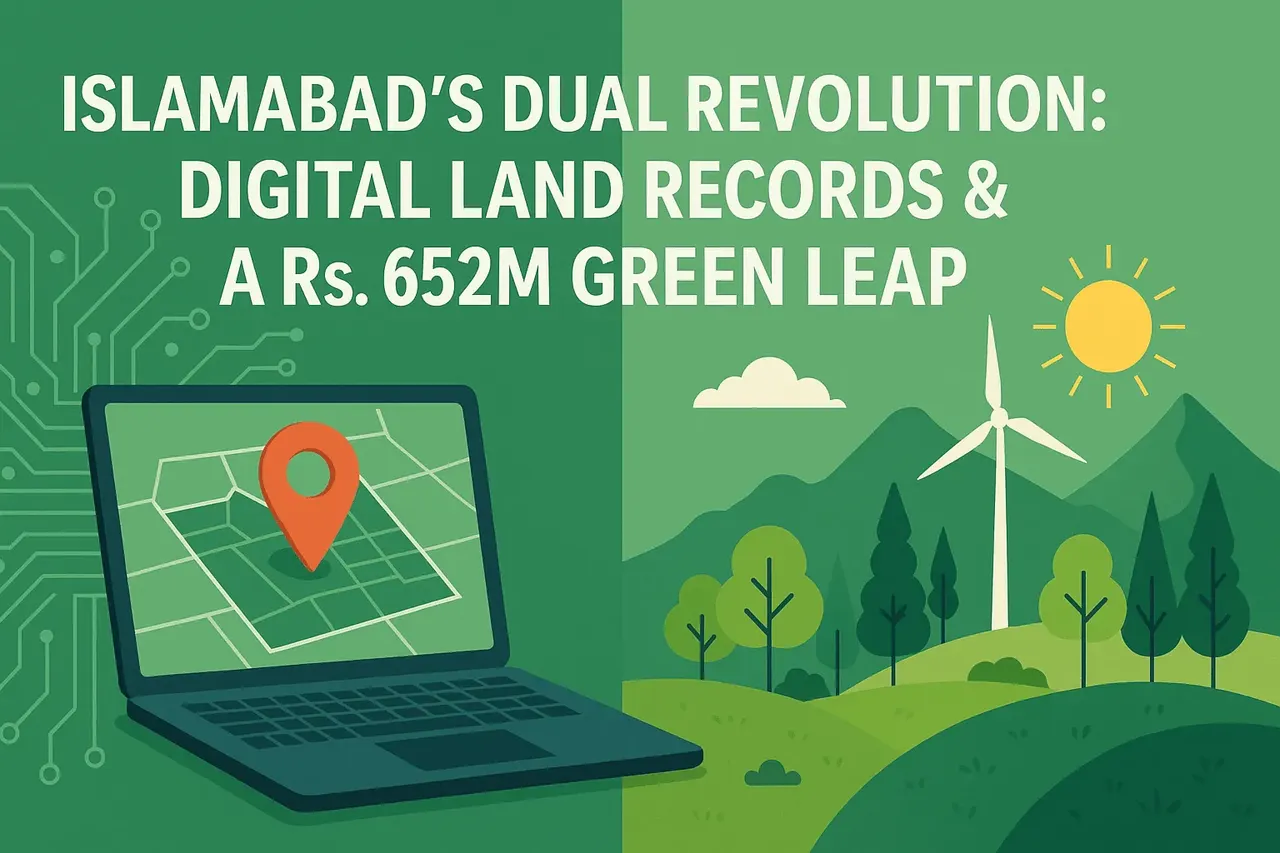 Islamabad’s Dual Revolution: Digital Land Records & a Rs. 652M Green Leap