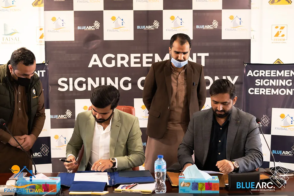 Agreement Signing Ceremony between Blue Arc and Faisal Town – photo 3 of 8