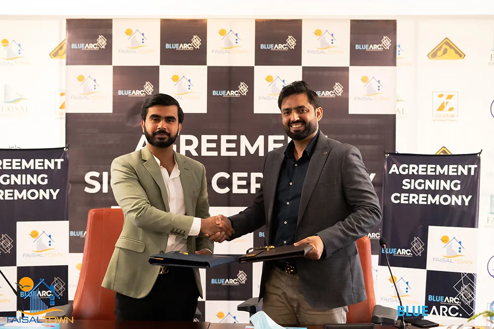 Agreement Signing Ceremony between Blue Arc and Faisal Town – photo 4 of 8